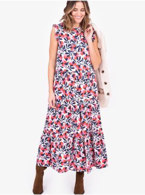 Red-white Women Patterned Maxishdress Brakeburn - Women