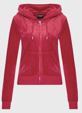 Juicy Couture Mikina Robertson JCAP176 Červená Slim Fit