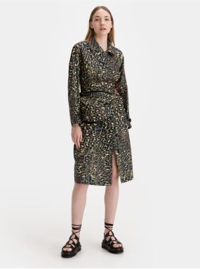 Green Women's Patterned Trench Coat Replay - Women's