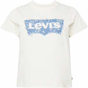 Levi's® Plus Tričko 'PL Perfect Tee'  enciánová / prírodná biela
