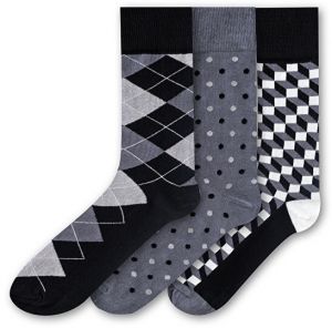 Funky Steps 3 PACK - pánske ponožky FSB273