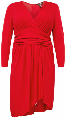 Lauren Ralph Lauren Plus Šaty 'RUTHMAY'  červená