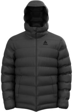 Odlo ASCENT N-THERMIC HOODED INSULATED JACKET Pánska bunda, čierna, veľkosť