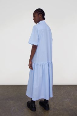 Aligne Košeľové šaty 'Faeleen'  modrá / svetlomodrá