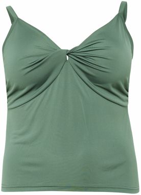 Guido Maria Kretschmer Curvy Top 'Rosie'  zelená