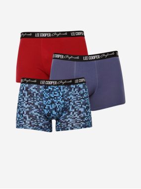 Boxerky pre mužov Lee Cooper - modrá, fialová, červená