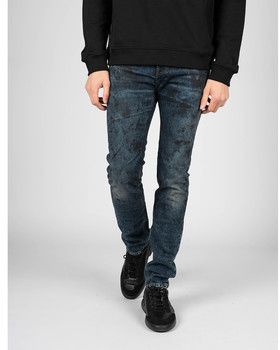 Nohavice päťvreckové Les Hommes  LKD320 512U | 5 Pocket Slim Fit Jeans