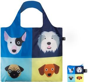 Loqi STEPHEN CHEETHAM Dogs Recycled Bag