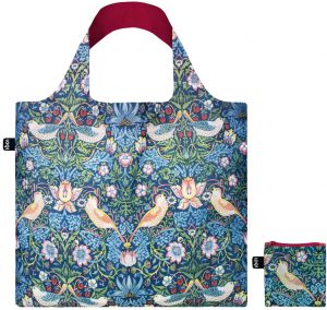 Loqi William Morris - The Strawberry Thief Decorative Fabric Recycled Bag