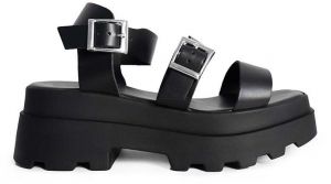 Sandále Altercore Tove dámske, čierna farba, na platforme, Tove