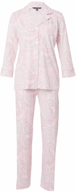 Lauren Ralph Lauren Pyžamo  sivá / pitaya / staroružová