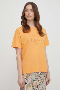 Tričko Mos Mosh dámsky, oranžová farba