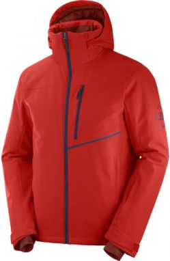 Salomon BLAST JACKET M Pánska lyžiarska bunda, červená, veľkosť