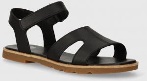 Sandále Sorel ELLA III ANKLE STRAP dámske, čierna farba, 2076821010