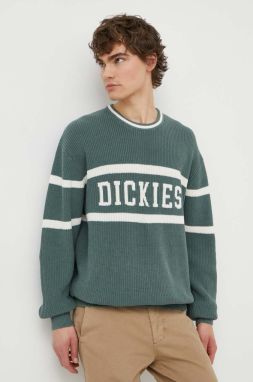 Bavlnený sveter Dickies MELVERN zelená farba, DK0A4YMC