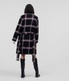 Kabát Karl Lagerfeld Unisex Kl Logo Check Coat galéria