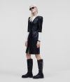 Šaty Karl Lagerfeld Leather Zip Dress galéria