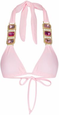 Moda Minx Bikinový top 'Boujee'  zlatá / svetloružová / rubínová