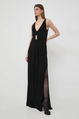 Šaty Pinko čierna farba, maxi, oversize, 103167.A17I