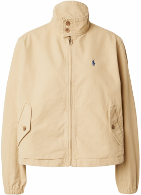 Polo Ralph Lauren Prechodná bunda 'WINDBREAKER'  piesková / tmavomodrá