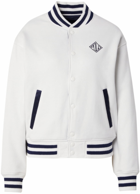 Polo Ralph Lauren Prechodná bunda  námornícka modrá / biela