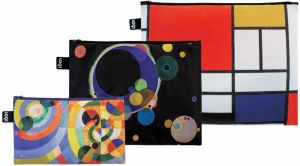 Loqi Mondrian, Kandinsky, Delaunay - Recycled Zip Pockets