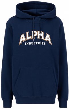 ALPHA INDUSTRIES Mikina  námornícka modrá / biela