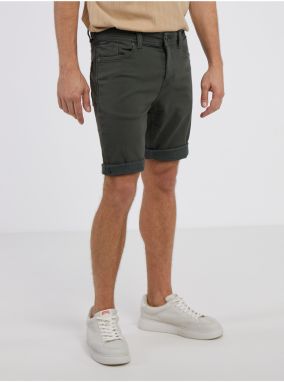 Khaki Mens Denim Shorts LERROS - Men