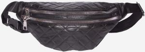 Shelvt Women's black waist bag