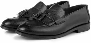 Ducavelli Tassel Genuine Leather Men's Classic Shoes, Loafers Classic Shoes, Loafers.