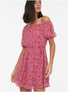 Voľnočasové šaty pre ženy Trendyol - ružová