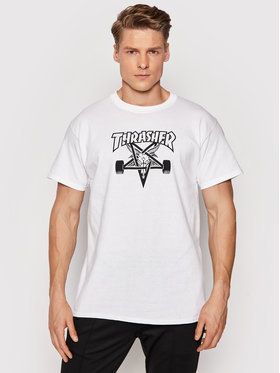 Thrasher Tričko Sk8 Goat Biela Regular Fit