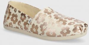 Espadrilky Toms Alpargata béžová farba, 10020668