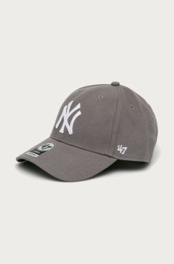 Šiltovka 47brand MLB New York Yankees šedá farba, s nášivkou, B-MVPSP17WBP-DY