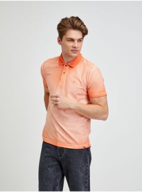 Orange men's polo shirt LERROS - Men