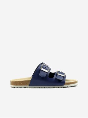 Dark blue boys' slippers Richter - Boys