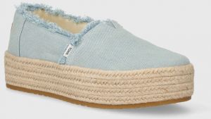 Espadrilky Toms Valencia na platforme, 10019798