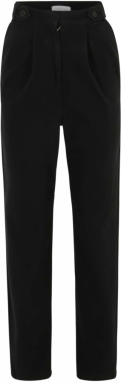 Topshop Tall Plisované nohavice  čierna