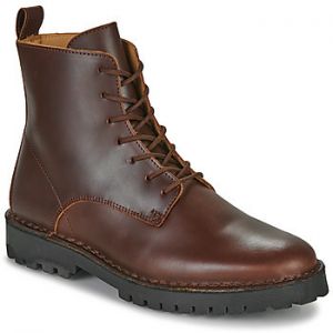 Polokozačky Selected  SLHRICKY LEATHER LACE-UP BOOT