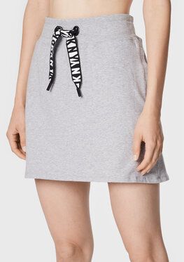 DKNY Sport Trapézová sukňa DP3S5017 Sivá Regular Fit