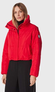 DKNY Sport Vatovaná bunda DP2J9196 Červená Oversize