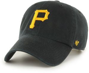 Čiapka 47brand MLB Pittsburgh Pirates čierna farba, s nášivkou, B-RGW20GWS-BKD