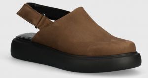 Nubukové sandále Vagabond Shoemakers BLENDA hnedá farba, na platforme, 5519-350-19