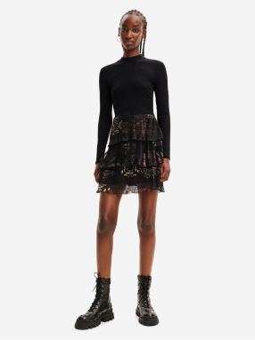 Black Ladies Dress Desigual Salma - Women