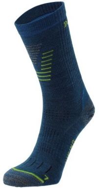 Devold HIKING MERINO LIGHT SOCK Vysoké vlnené ponožky, modrá, veľkosť