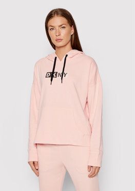 DKNY Sport Mikina DP1T8326 Ružová Relaxed Fit