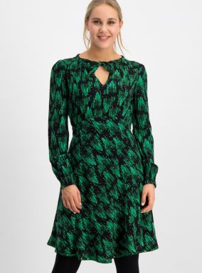 Blutsgeschwister zelené vzorované šaty Greta
