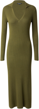 BONOBO Pletené šaty  olivová