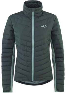 KARI TRAA EVA DOWN JACKET Dámska páperová izolačná bunda, tmavo zelená, veľkosť