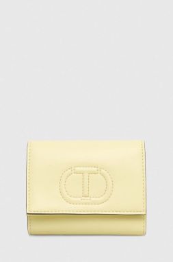 Peňaženka Twinset dámsky, žltá farba